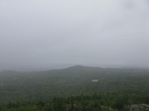 Looking east to Sugarloaf from Hogsback Mountain