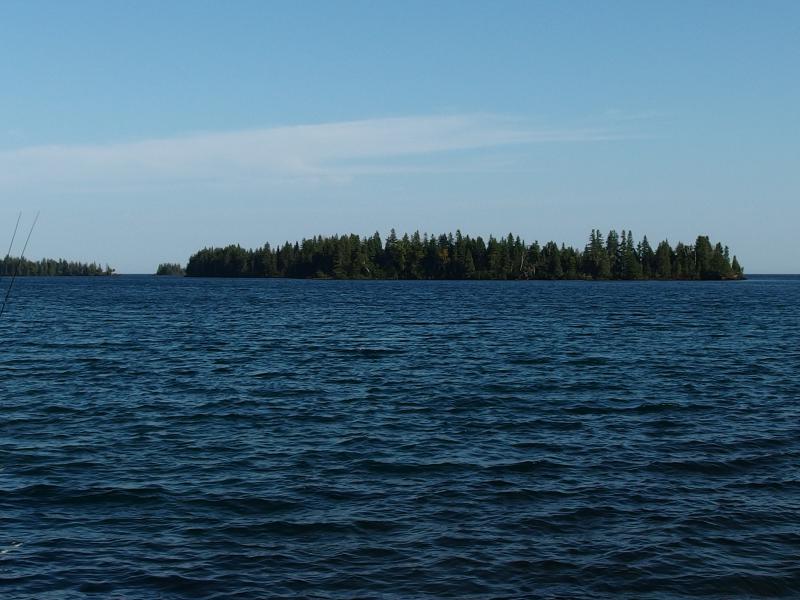 Malone Island close to the shore