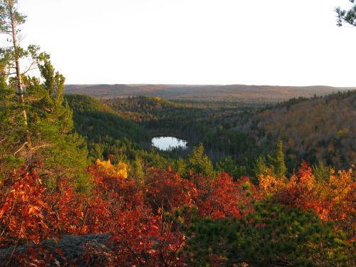 Florence Pond to the south
