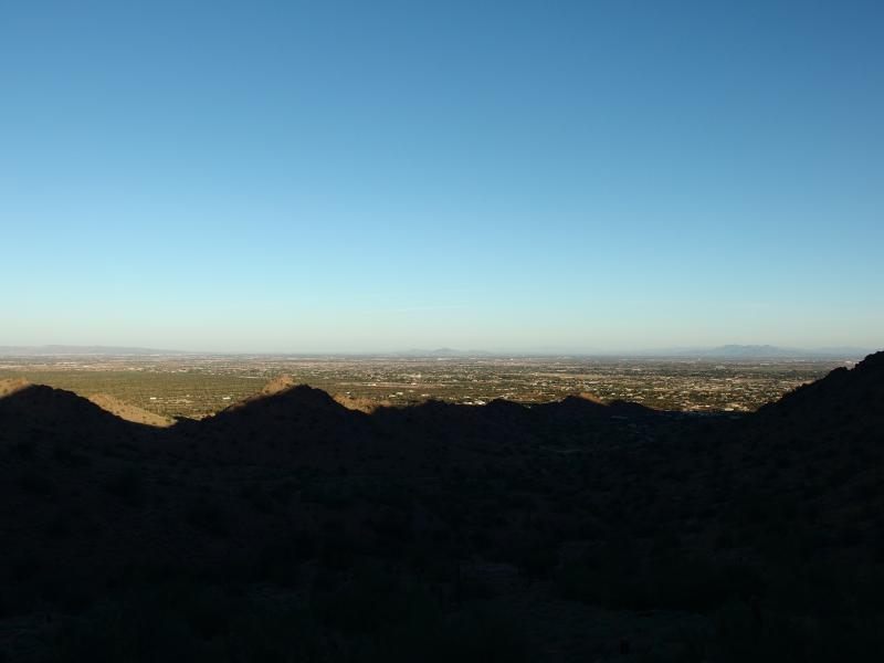 Looking north over Gilbert