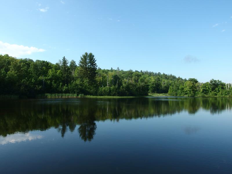 Mirror pond remain of Minesota Mine