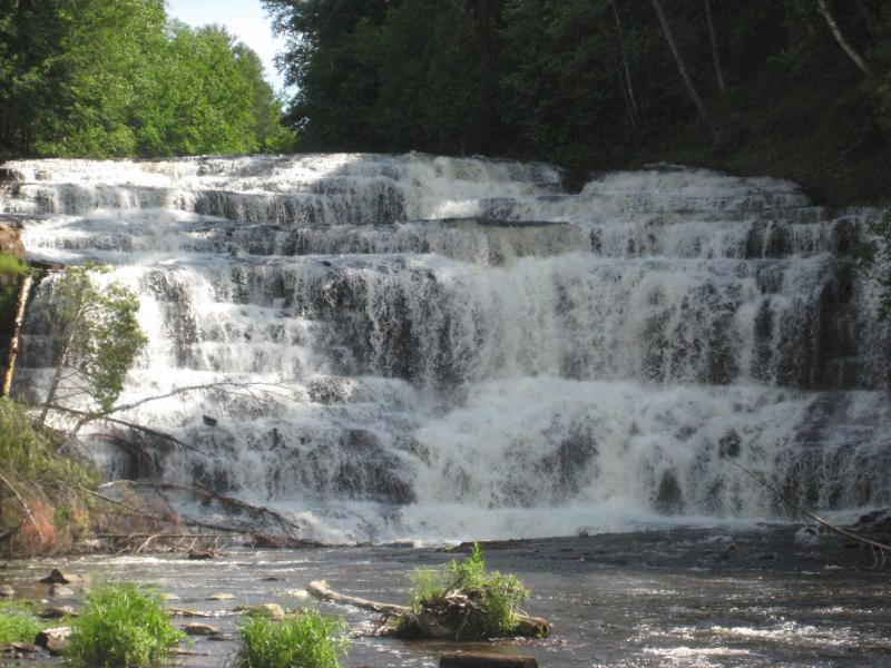 Agate Falls on Middle Branch Ontonagon River