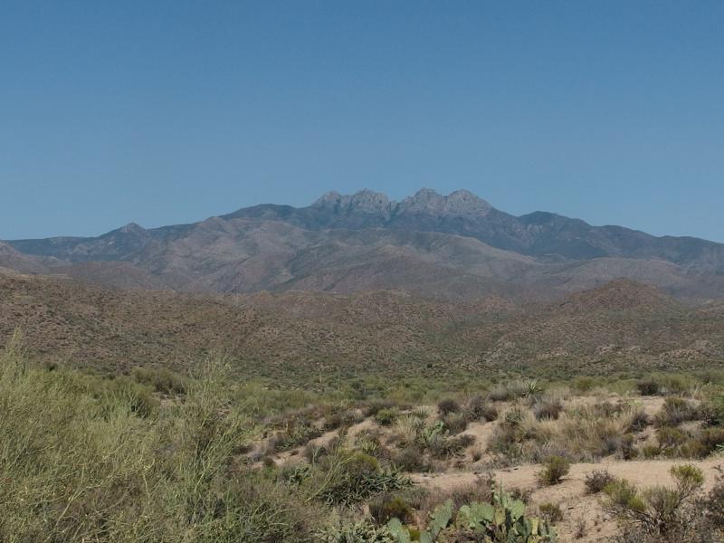 Last look back at Four Peaks