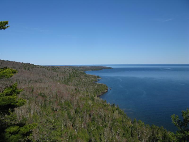 One last view east along the end of the Keweenaw