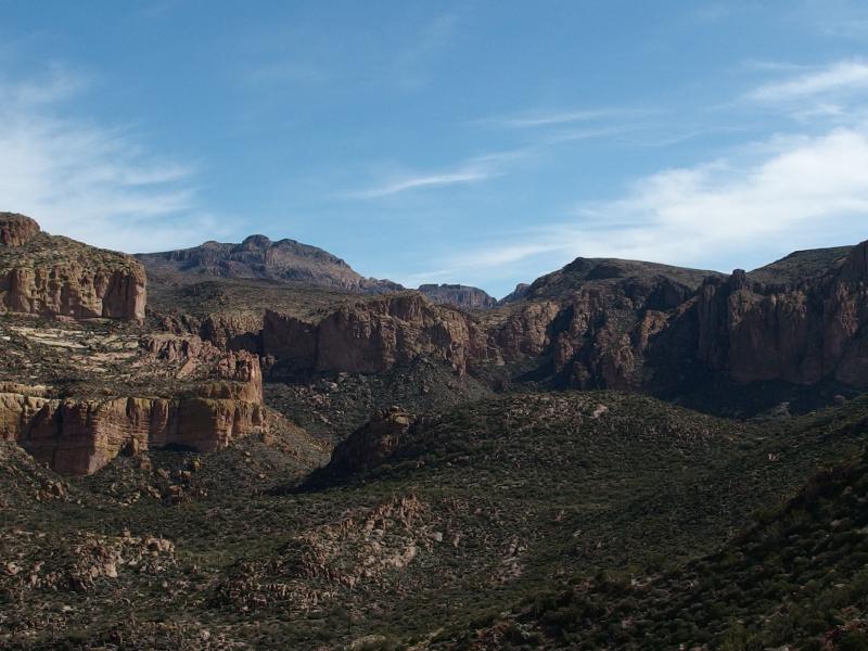 Looking towards Squaw Canyon