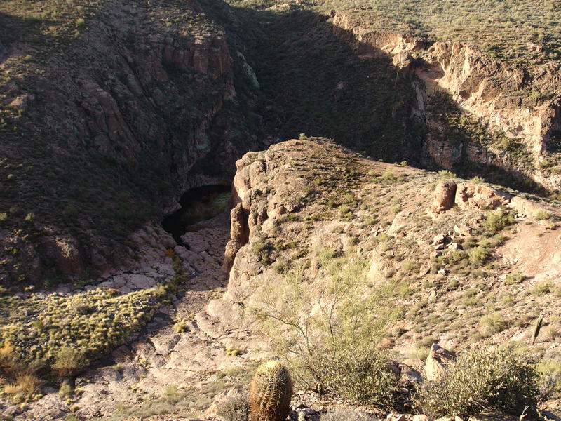 Just a little descent into lower La Barge