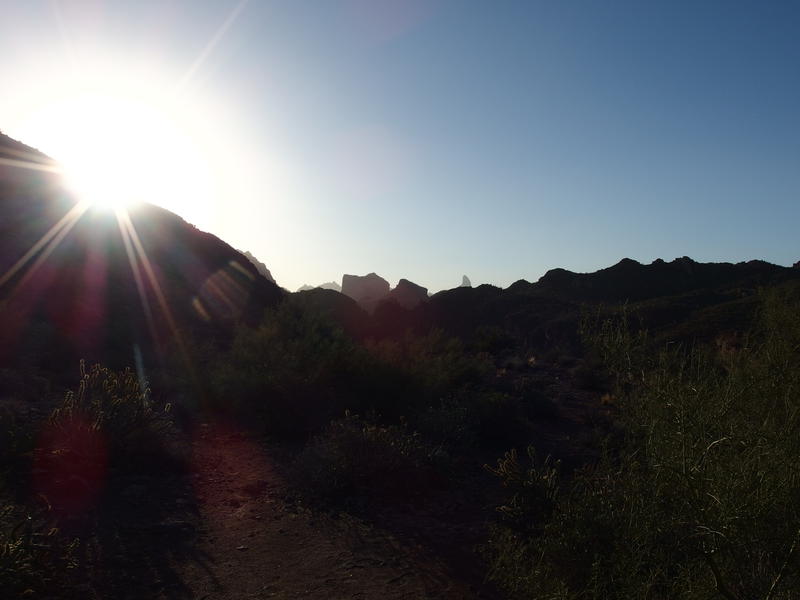 A distant Battleship and Weaver's Needle