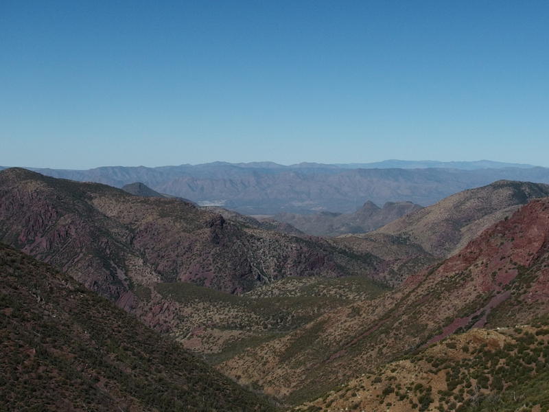 A long view west to Table Mountain and Horseshoe Basin beyond