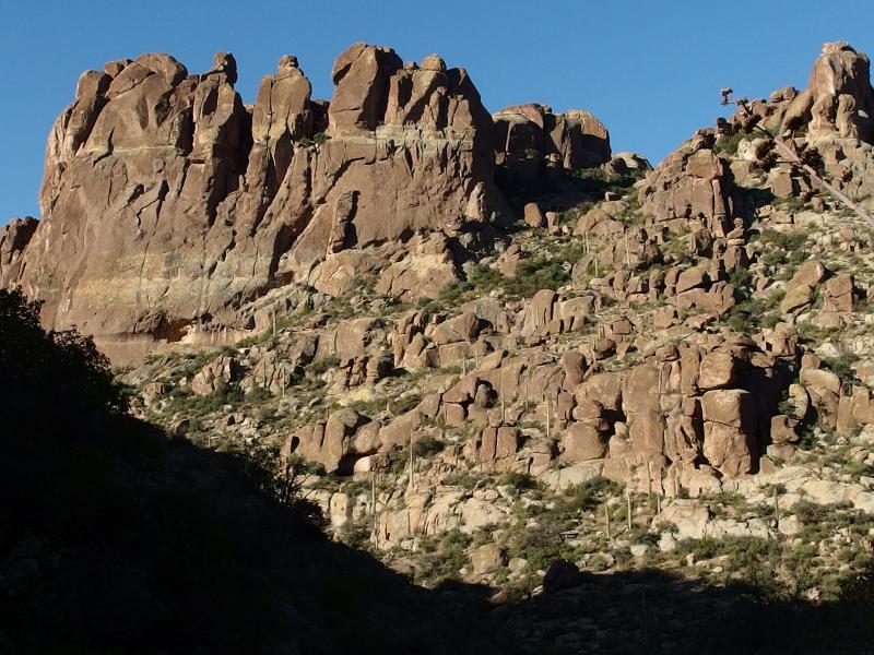 Stacks and stacks of desert rocks