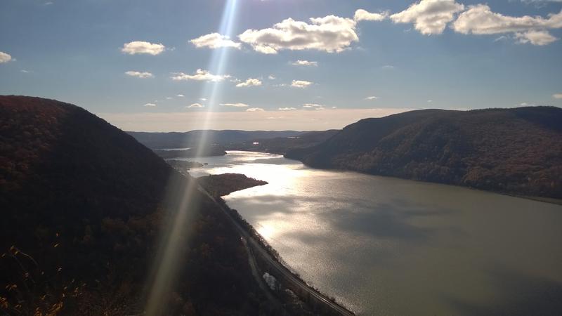 Sunshine over the Hudson River