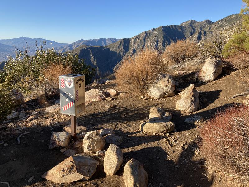 One of the two rescue boxes