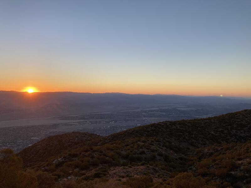 Sunrise over Joshua Tree Park