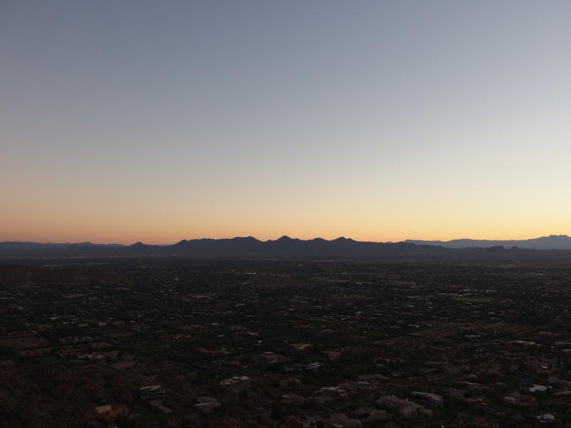 Long line of McDowell range