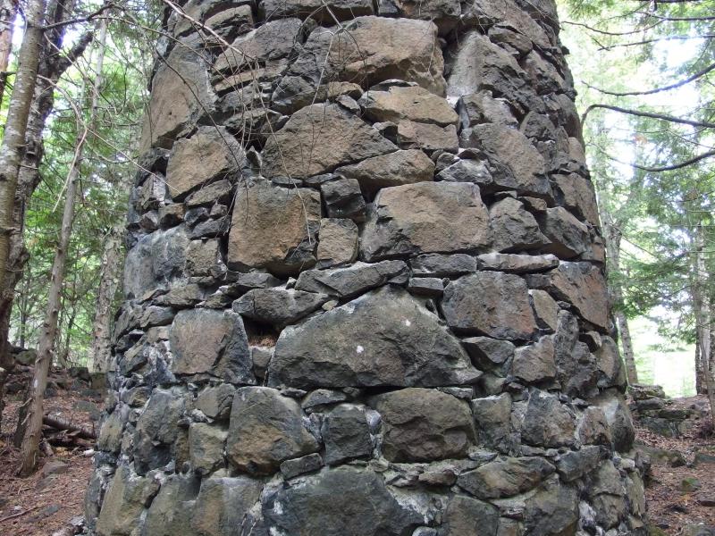 The ancient rock smokestack