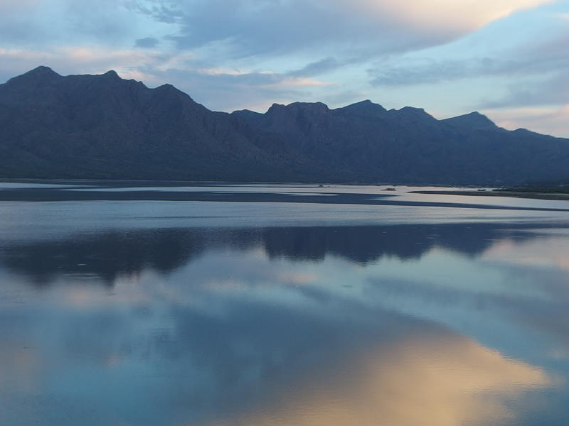 Calm waters in the Horseshoe reservoir