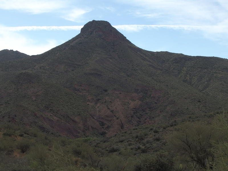 A tall, lonely Davenport Peak