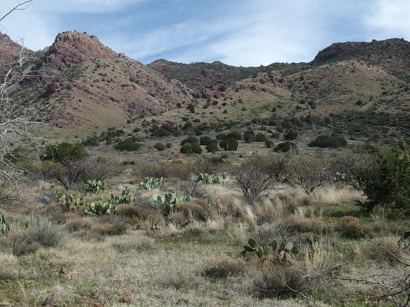 Last slow climb to the springs