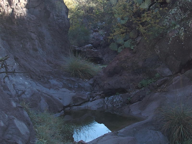 Pools at the mouth of Whetrock Canyon