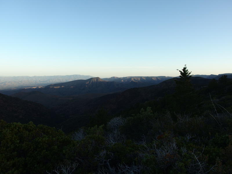 Big view north to Table Mountain and beyond