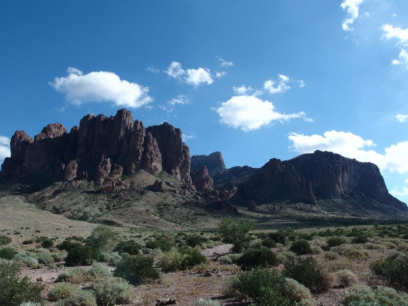 Last view of the Superstitions