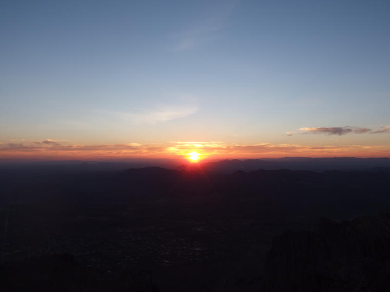 Sunset over Scottsdale