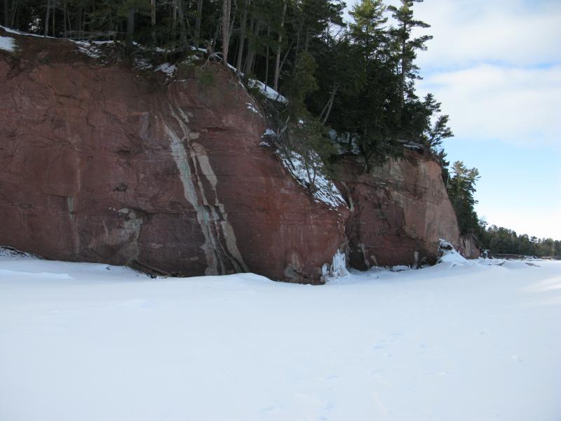 Huge rock walls