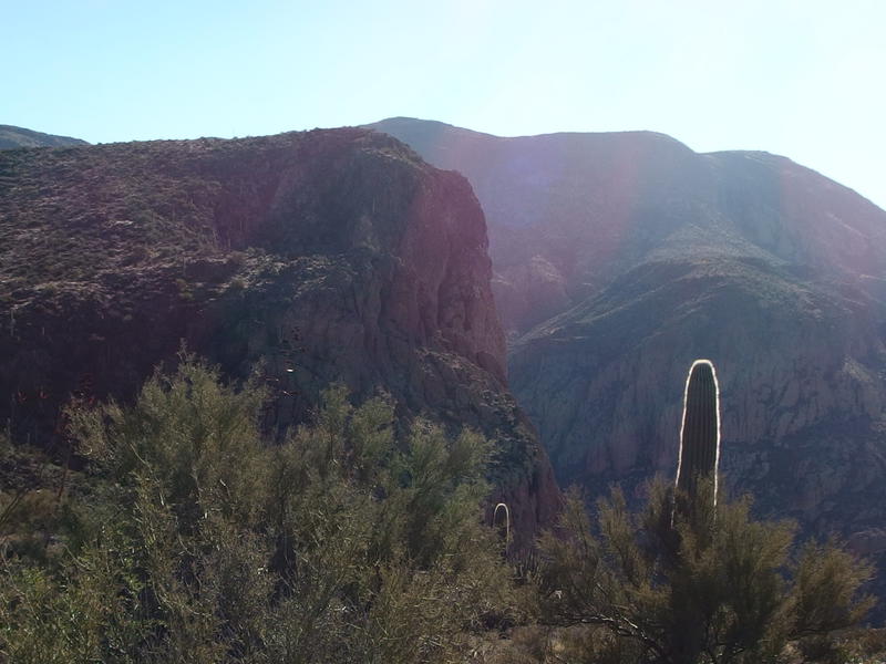 Malapais Mountain beyond the end of Geronimo