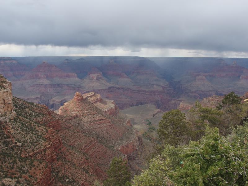 One last view of the Grand Canyon from the rim