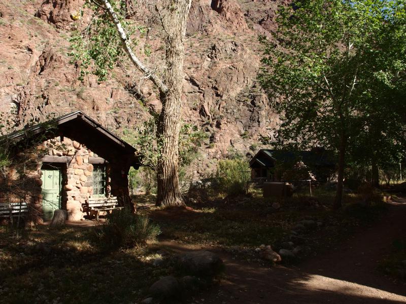 Small buildings of Phantom Ranch