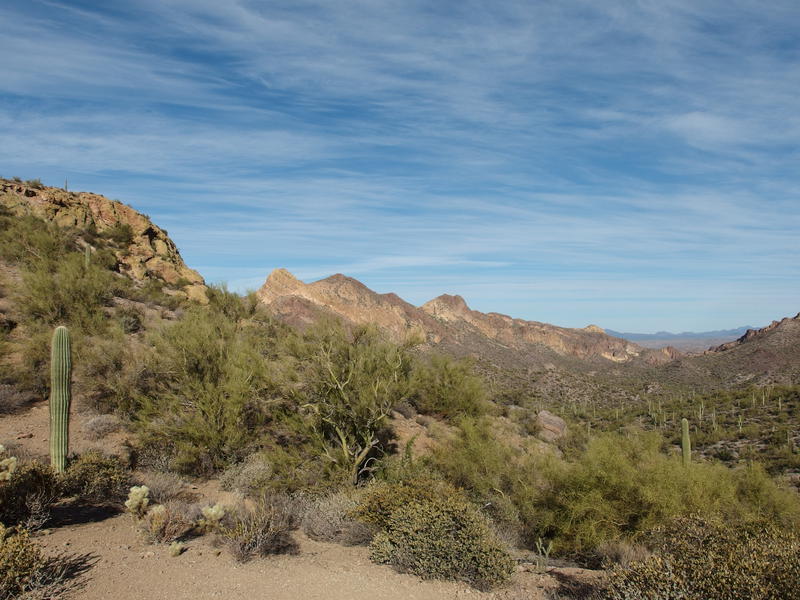 Side view of Little Four Peaks