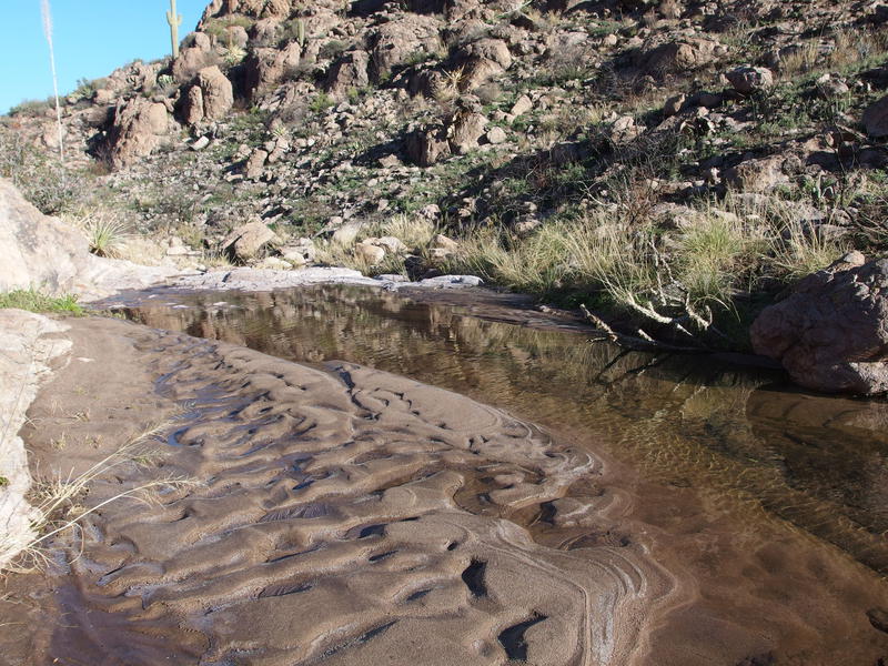 Large collections of water in the valley