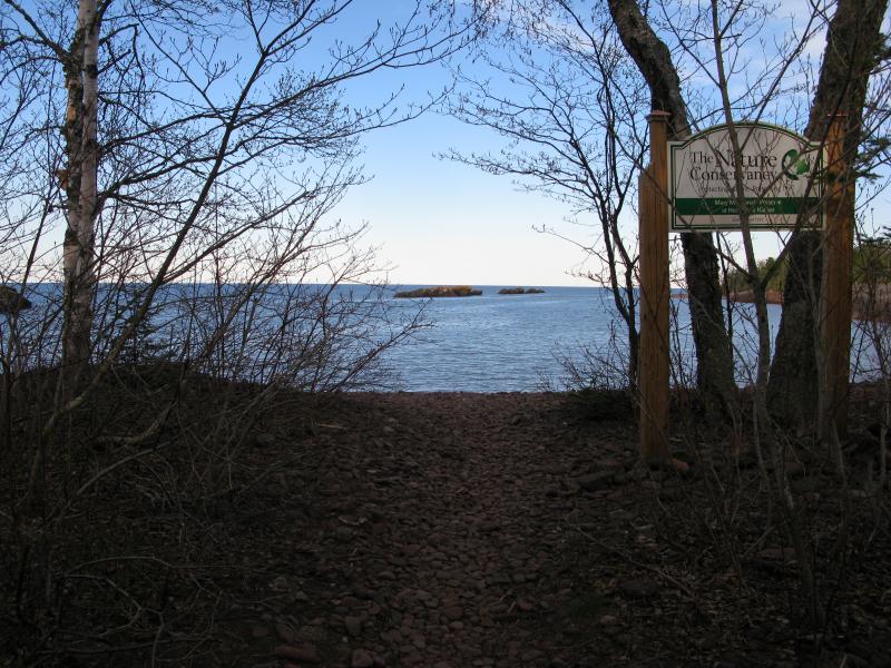 Harbor at the trail end