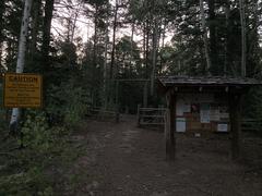 Early start at the trailhead