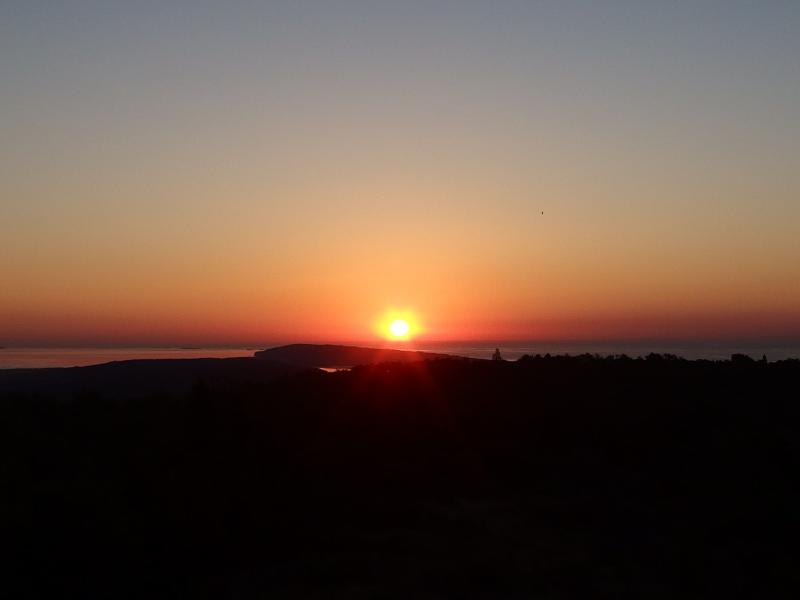 Sunrise over Houghton Ridge