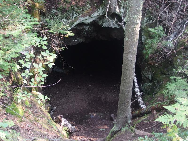 Easily accessible mine shaft