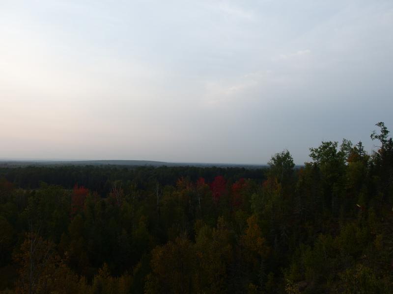 Rolling forests to the south