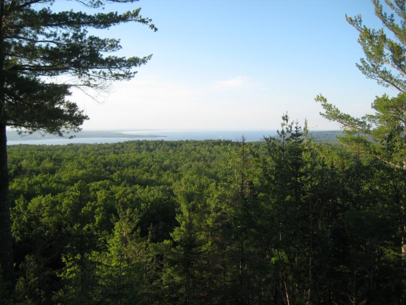 Keweenaw Bay opening up to the north