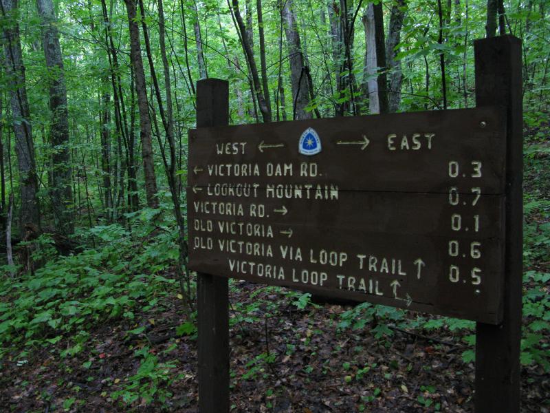 Sign on the North Country Trail