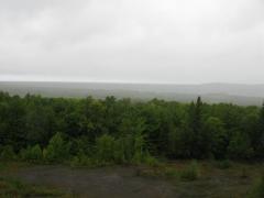 Cloudy view from the poor rock pile