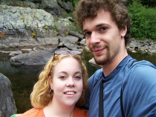 Jake and Katie at Lower Silver Falls