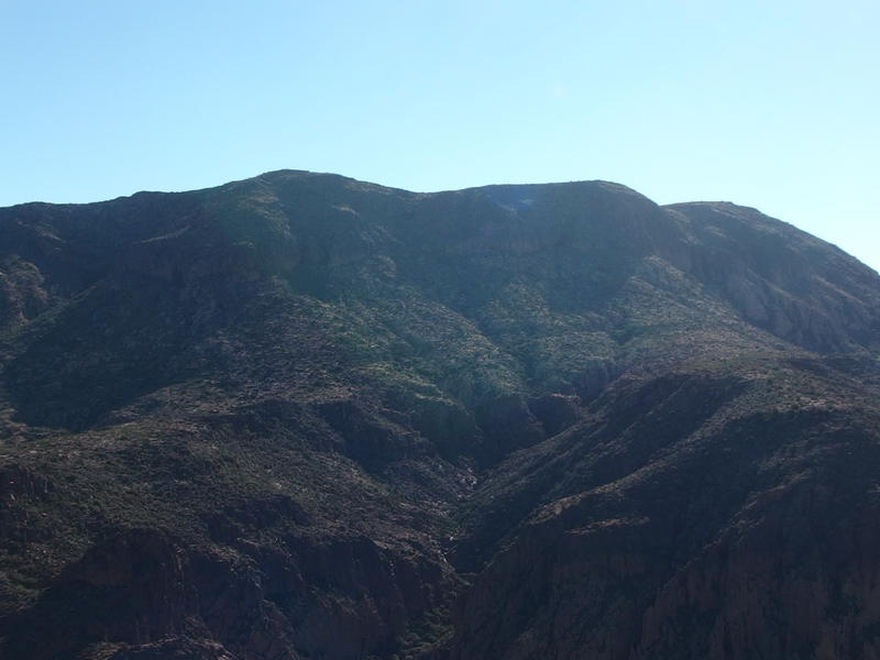 Goliath bulk of Malapais Mountain