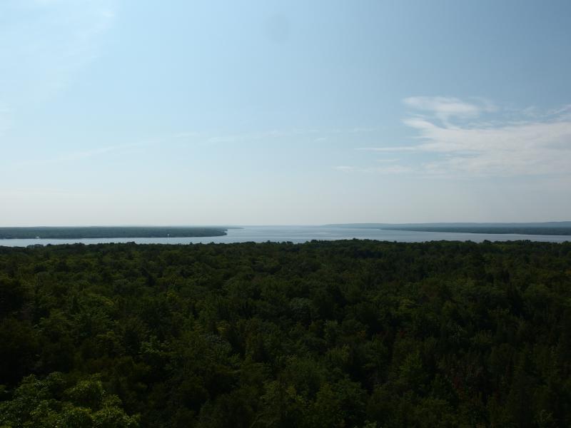 First view of Lake Gogebic