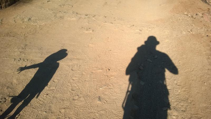 Making shadows in the dirt