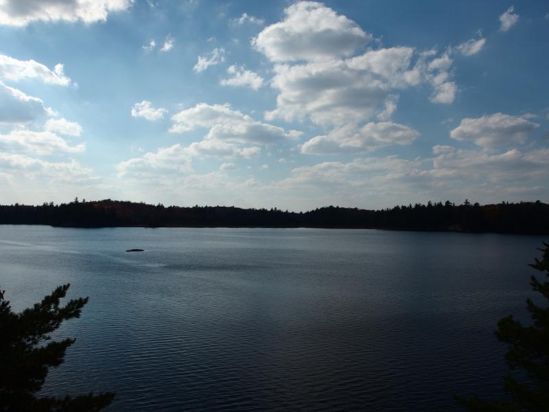 Bright skies over Bulldog Lake