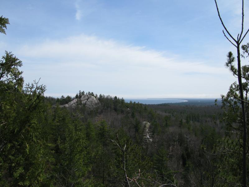 Great view of the bald spur and Superior