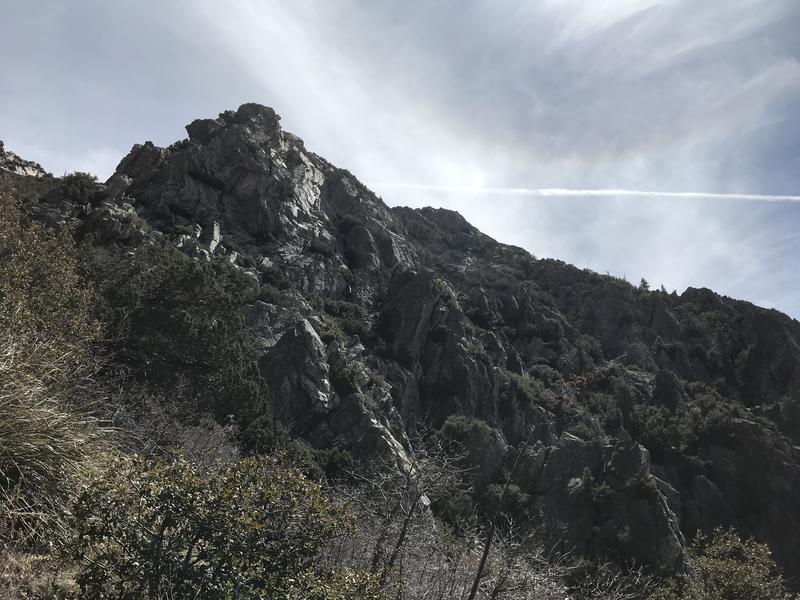 Sister Peak, so close and taunting from here