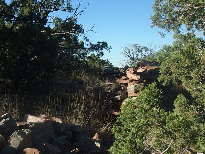 Old rock walls along Circlestone