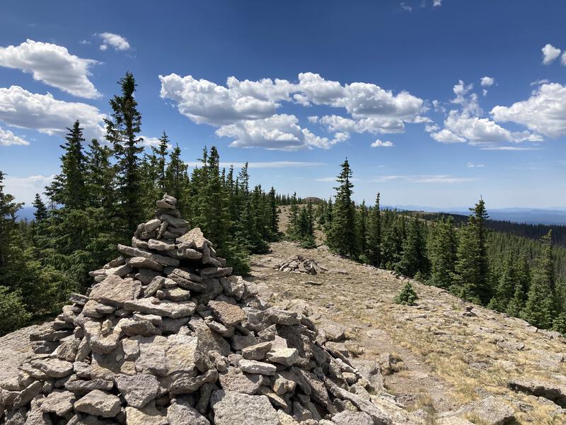 Summit cairns