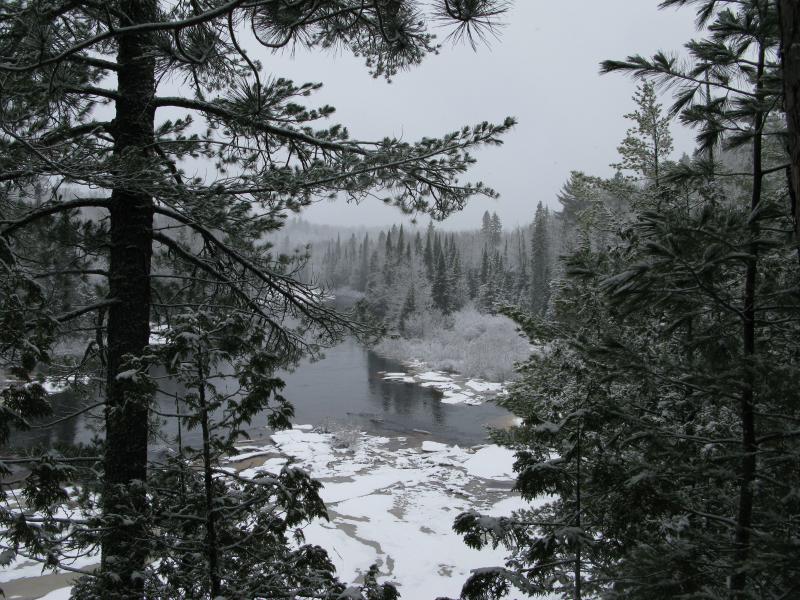 Peshekee river, looking upstream