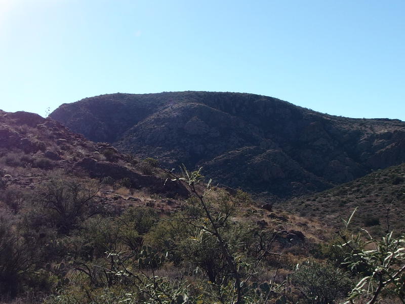 Low mound of Music Mountain